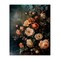 Stupell Industries Dark Rose Florals Canvas Wall Art Design by Petal Prints Design
